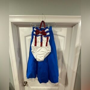 Patriotic Red, White, and Blue Costume Set